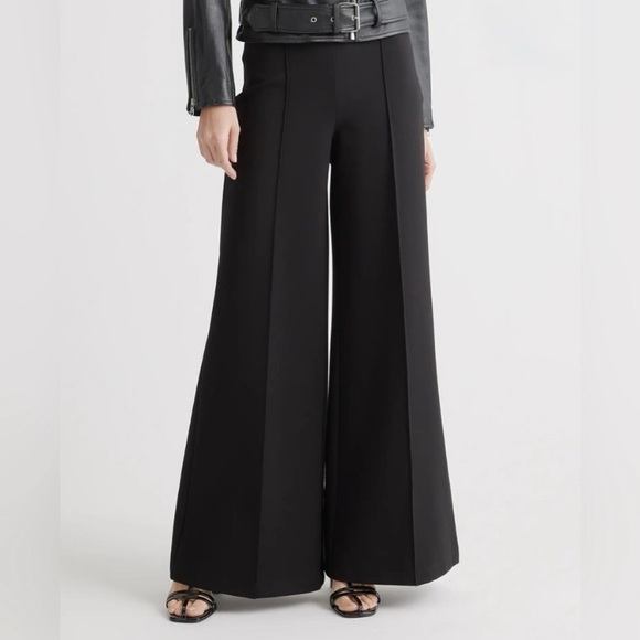 Quince Pants - Ultra-Stretch Ponte Super Wide Leg Pants